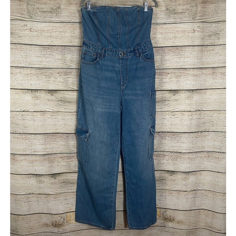 NWT wild fable Blue Maternity Jeans Womans Size M Medium